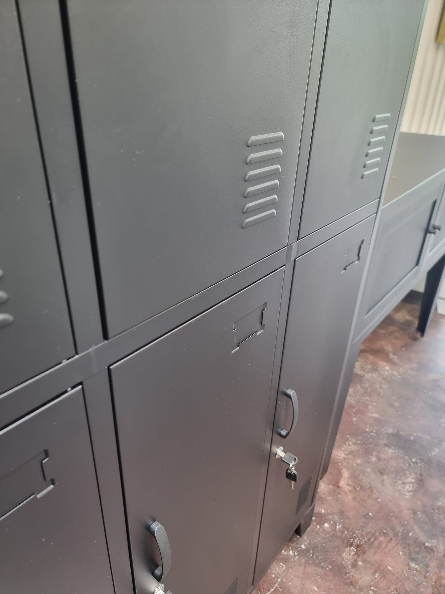 Seconds Tall Black 6 Door Locker