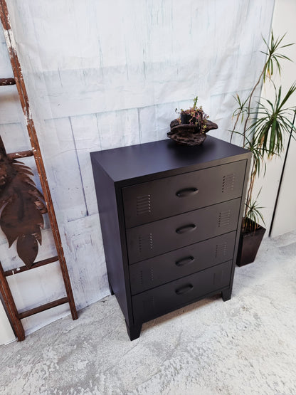 Black Tall boy Drawers