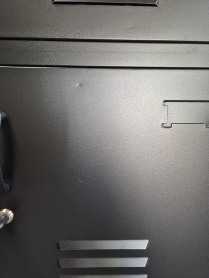 Black Metal 8 Door Staff locker - seconds