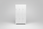 Tall White 6 Door Locker