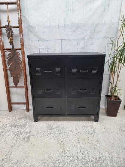 Black 6 Drawer