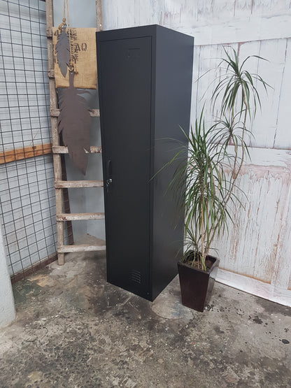 Black Single Door Locker