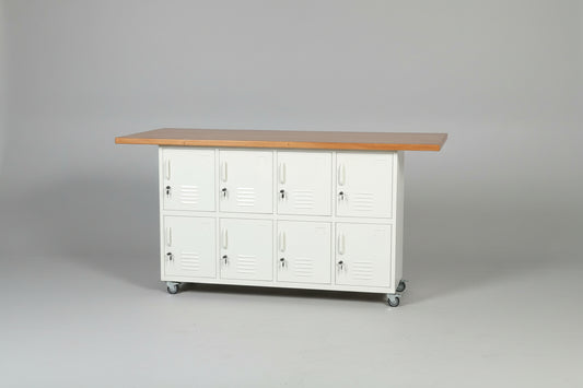 White 8 Door with Island top