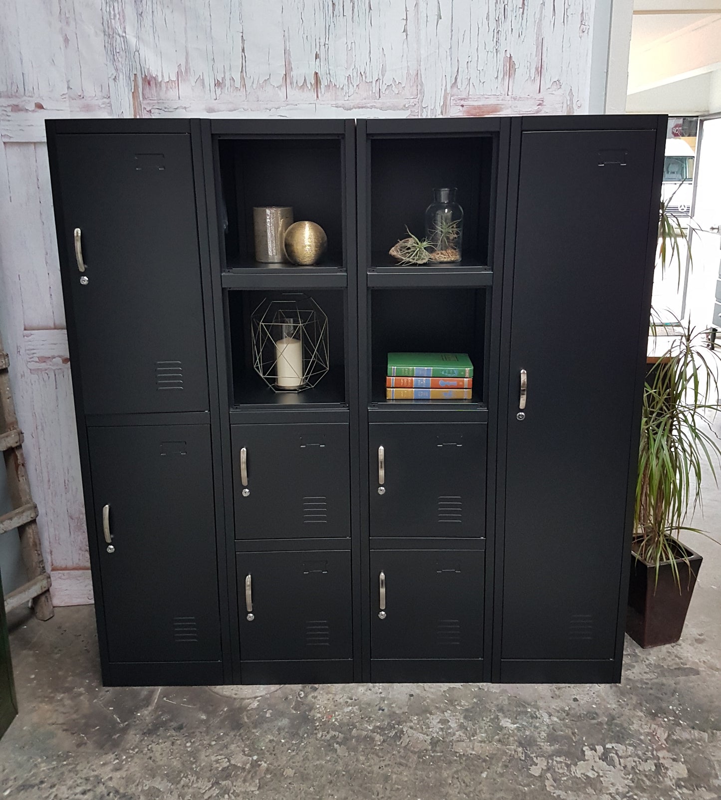 Black Single Door Locker